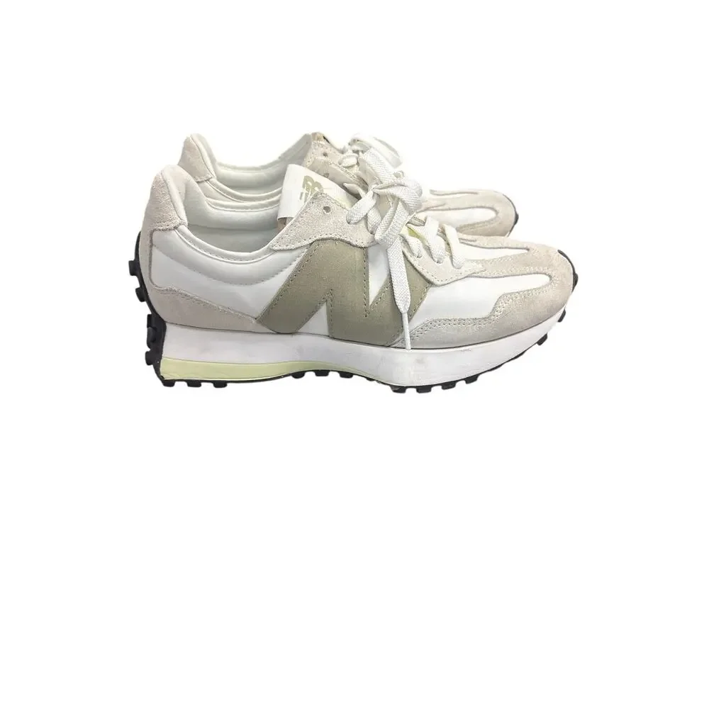 New Balance Off White and Gray Tennis Shoes Sz 8